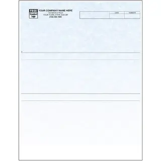 Custom Printed Business Forms with Logo