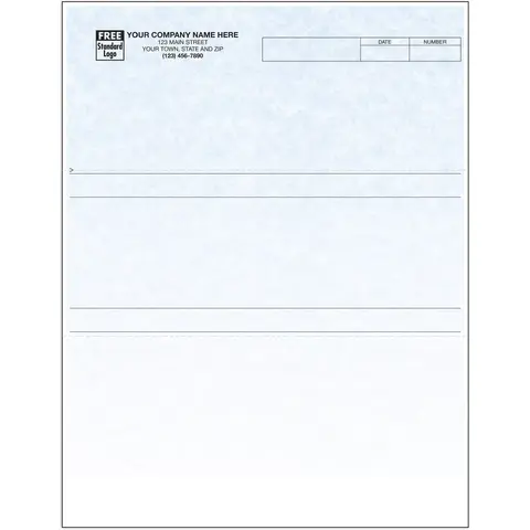 Custom Printed Business Forms with Logo
