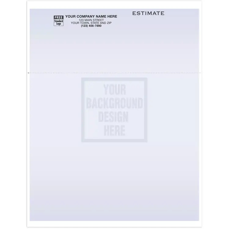 13624T - Pre-Perforated Computer Business Forms