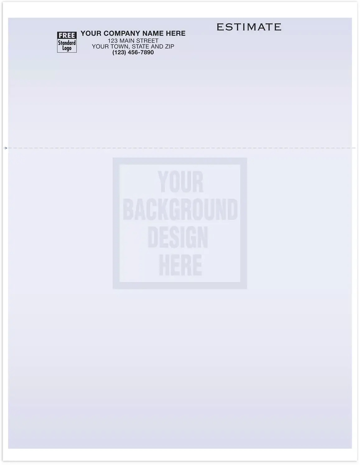 13624T - Pre-Perforated Computer Business Forms