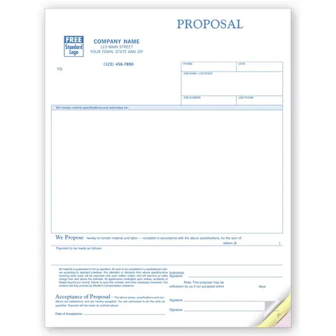 Laser Business Proposals