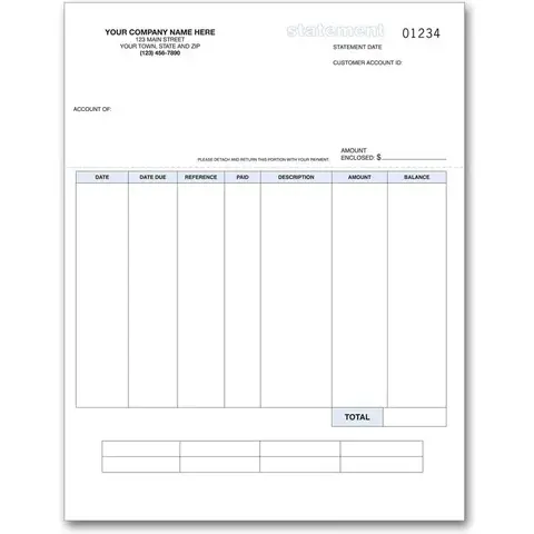 Sage 50 Accounting Laser Statements