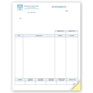 QuickBooks® Laser Statements