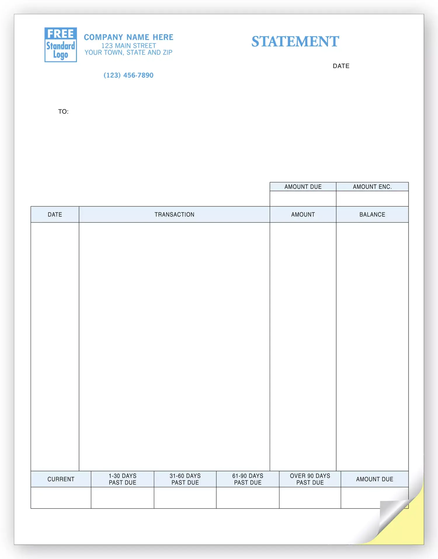 QuickBooks® Laser Statements