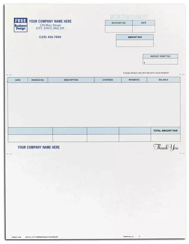 13188 - One-Write Plus Laser Statements