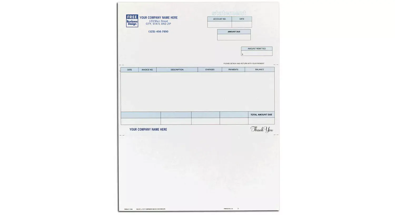 13188 - One-Write Plus Laser Statements