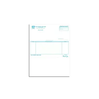 13446 - Laser Business Statements with Charges and Credits