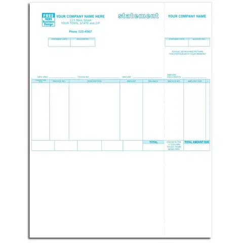 BusinessWorks Laser Statements