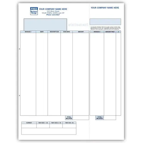 Laser/Inkjet Statements for Your Business