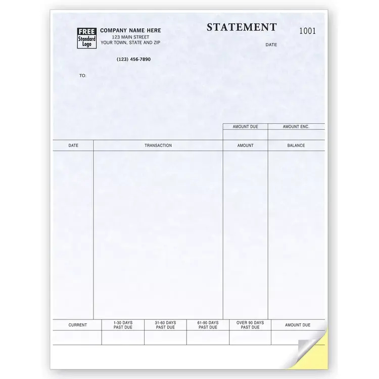 QuickBooks® Laser Statements