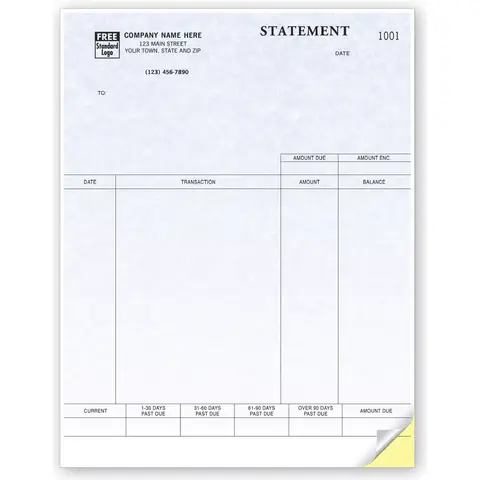 QuickBooks® Laser Statements