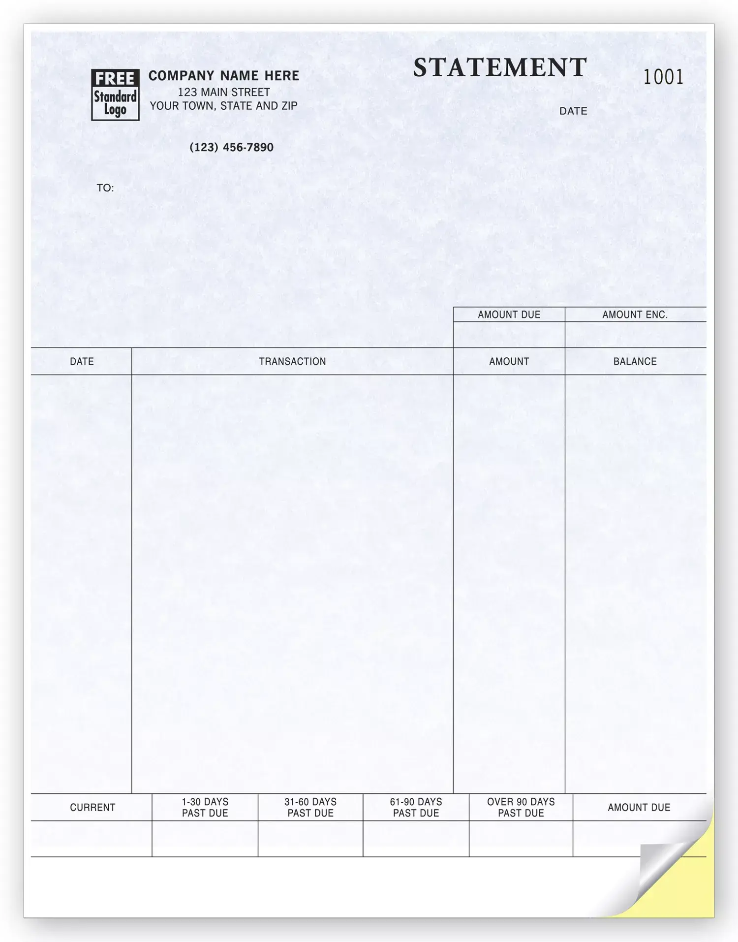 QuickBooks® Laser Statements