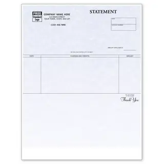 Carbonless Laser Statements