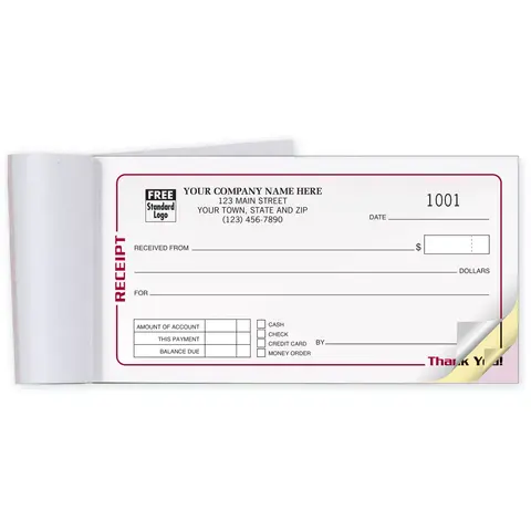 Pocket Sized Receipt Books