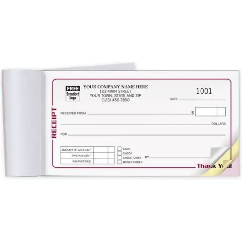 Pocket Sized Receipt Books