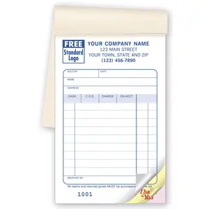 Carbonless Sales Books-Pocket Size