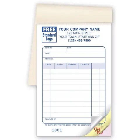 Carbonless Sales Books-Pocket Size
