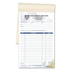 55T - Carbonless Sales Books - Color Collection