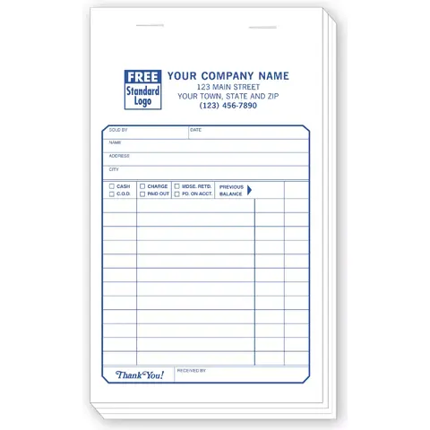350 - Carbon Copy Sales Pads