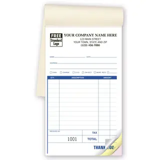 Carbonless Sales Books - Medium Format