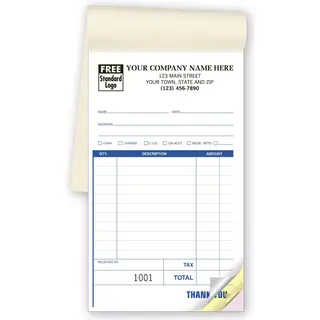 Carbonless Sales Books - Medium Format
