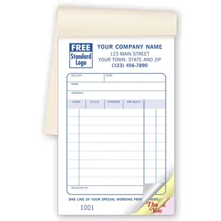 50SW - Carbonless Sales Books with Special Wording