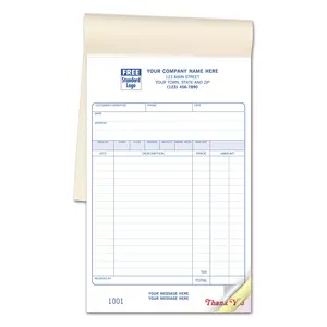 55SW - Carbonless Sales Books - Special Wording on Bottom