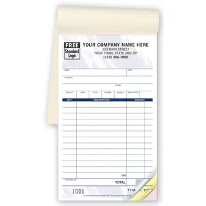 Medium Colored Sales Books