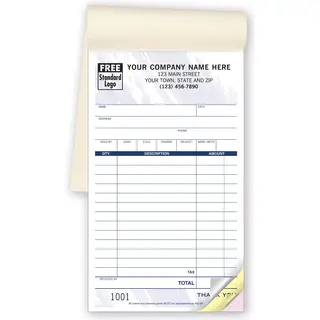 Medium Colored Sales Books