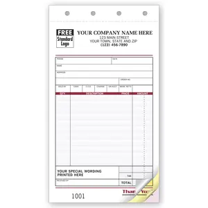 Sales Receipts with Custom Terms