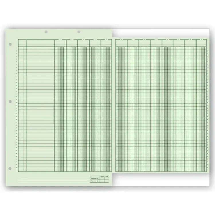21126 - Columnar Work Sheets 