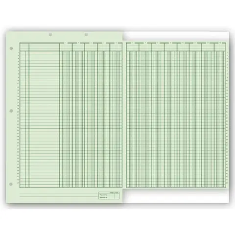 21126 - Columnar Work Sheets 
