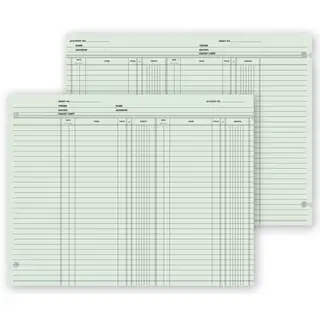 21119 - Accounting Ledger Sheets - Double Entry