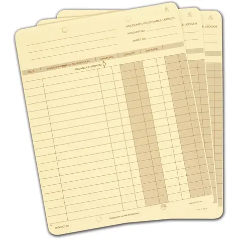 99 - Accounting Ledger Cards