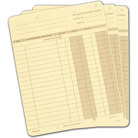99 - Accounting Ledger Cards