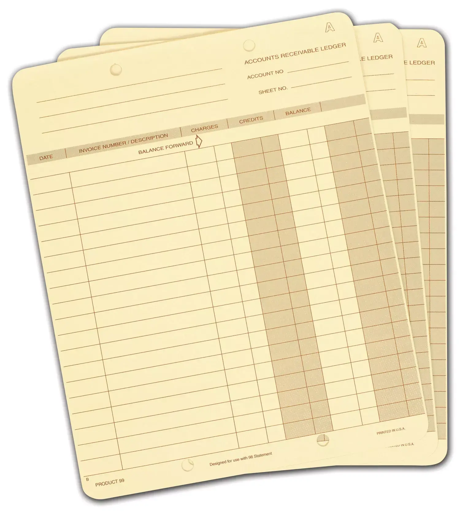 99 - Accounting Ledger Cards