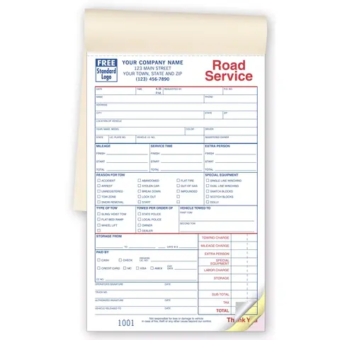 2525 - Road Service Books
