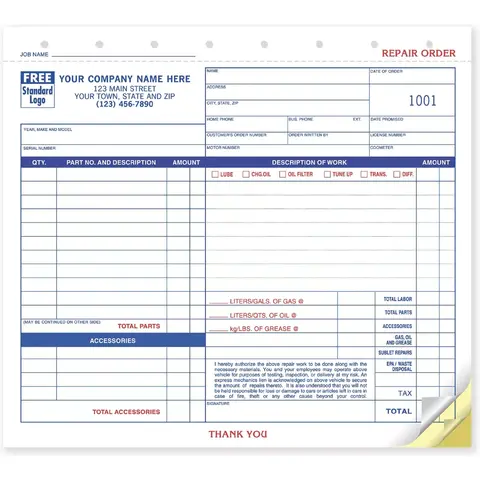 650 - Auto Repair Orders