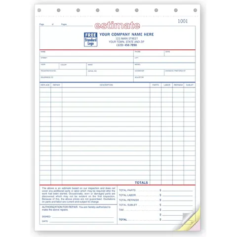 660 - Auto Repair Estimates