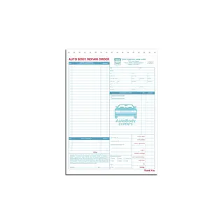 6597 - Auto Body Repair Order Forms