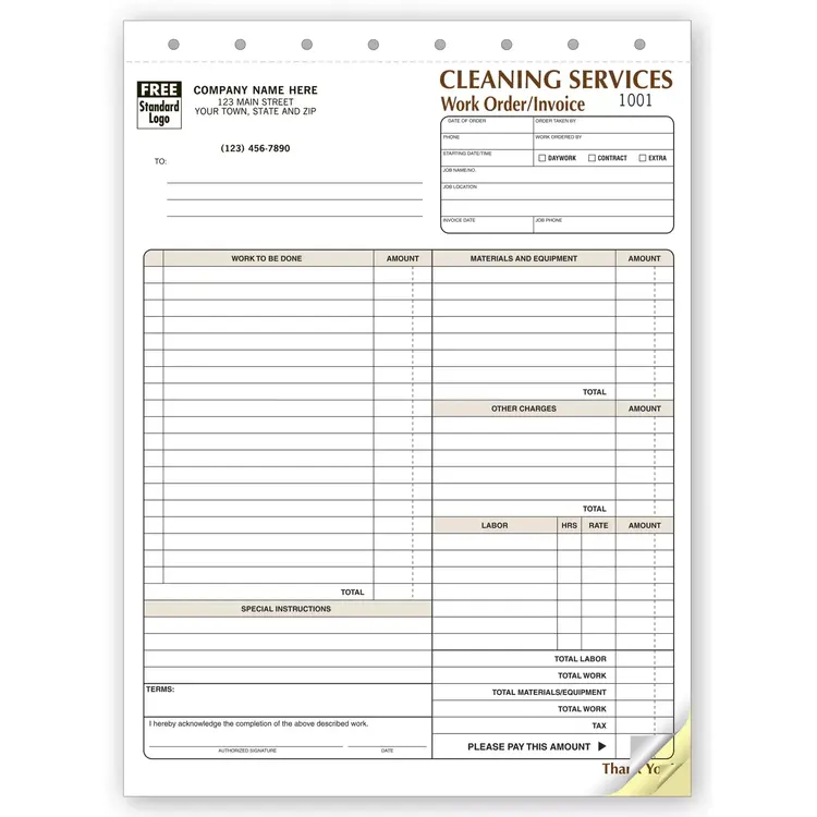 6527 - Cleaning Work Orders