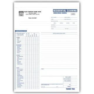 6579 - Residential Cleaning Work Orders