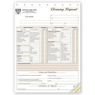 Professional Cleaning Proposals