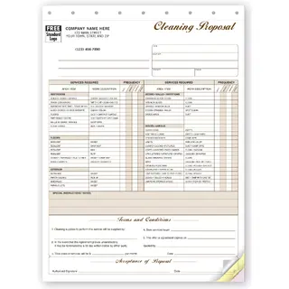 Professional Cleaning Proposals