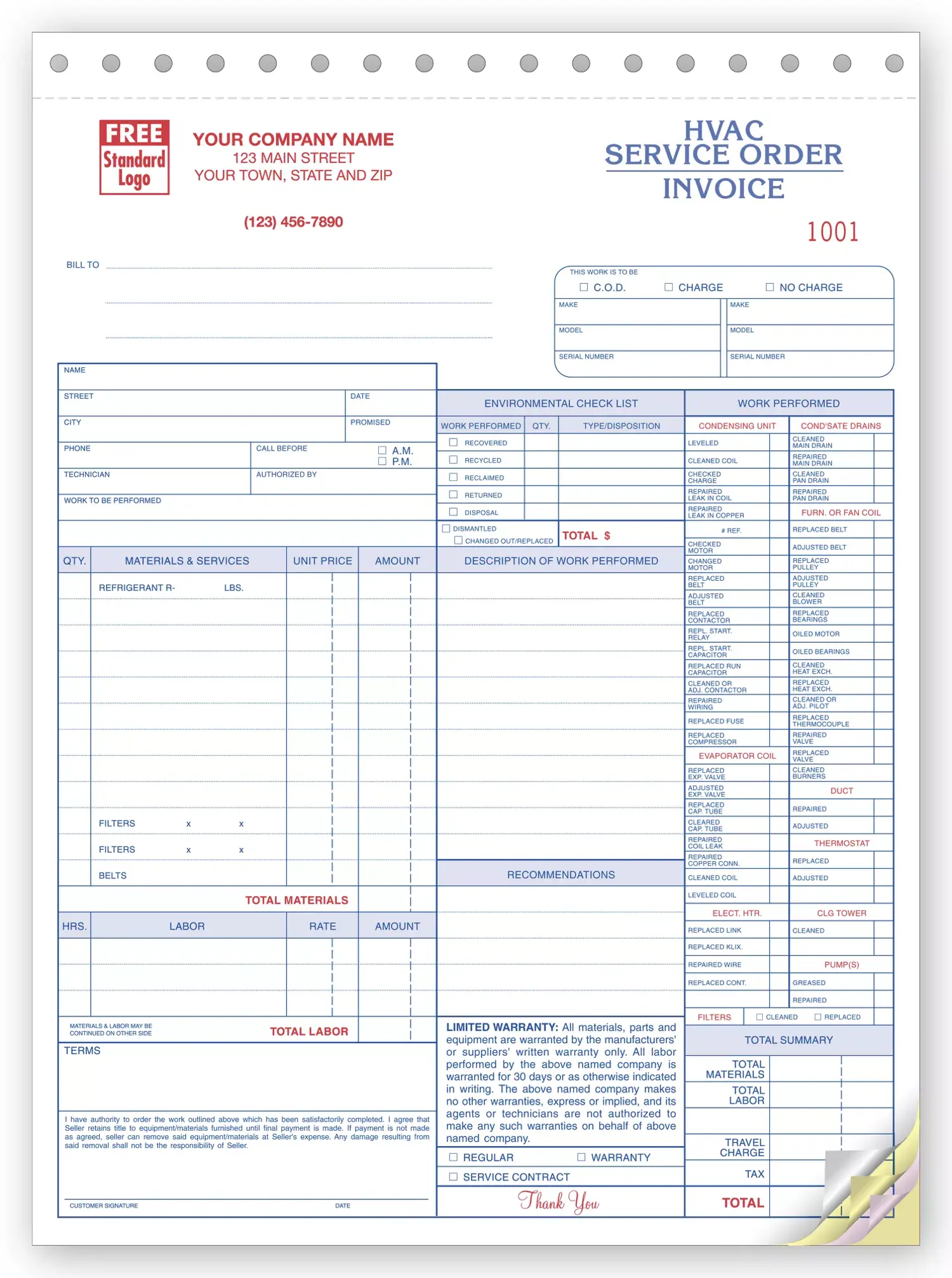 6501 - HVAC Service Orders