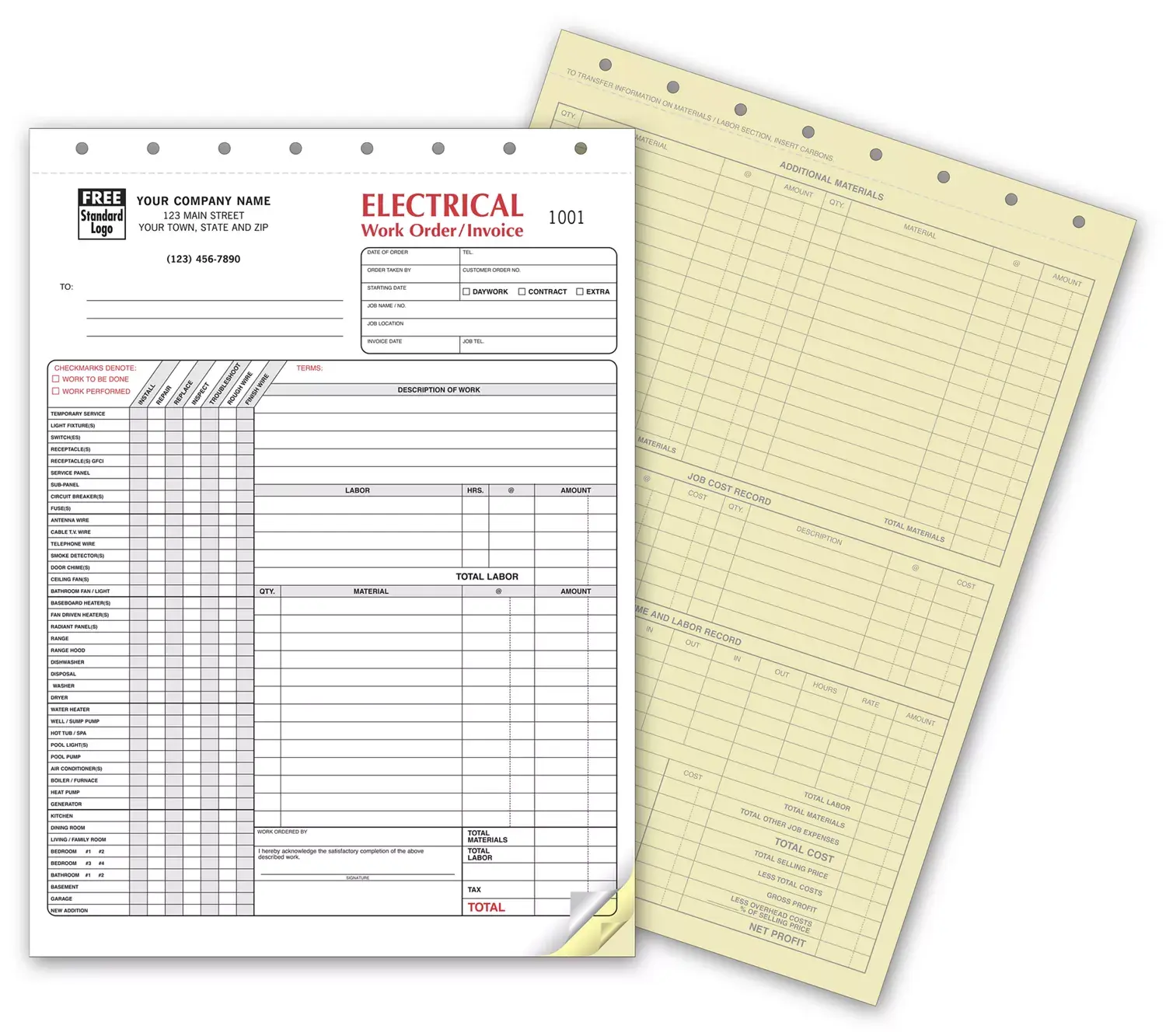 6520 - Electrical Work Orders
