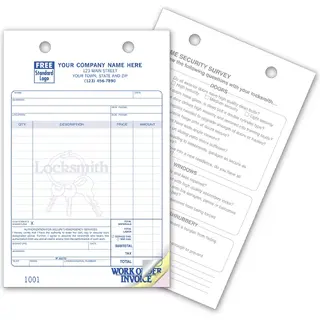 619 - Locksmith Order Forms