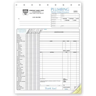 6540 - Plumbing Work Orders
