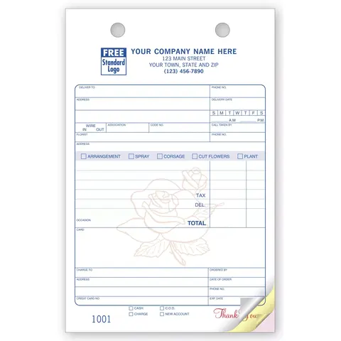 Flower Order Forms