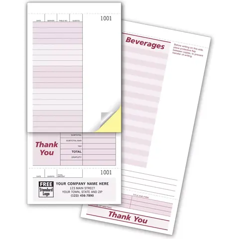 2506 - Restaurant Guest Checks